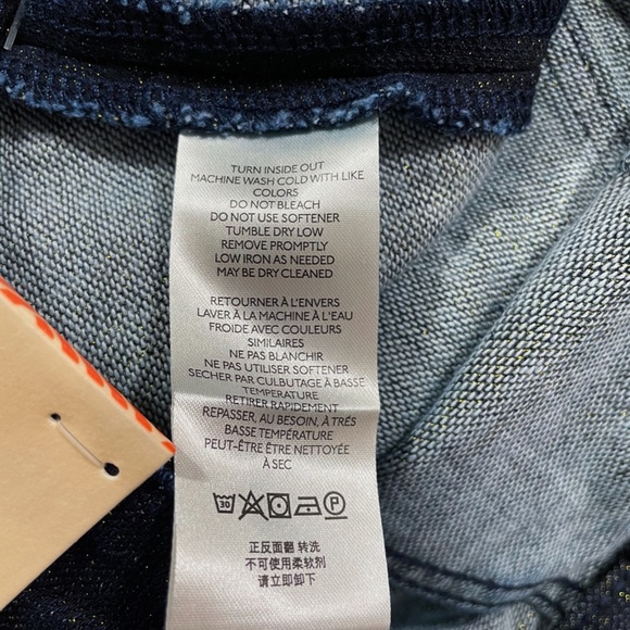 Anthropologie Pilcro Shimmer High-Rise Leggings NWT SZ 16W, 18W - Picture 7 of 10